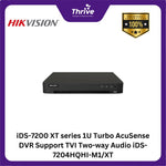 Load image into Gallery viewer, iDS-7200 XT series 1U Turbo AcuSense DVR Support TVI Two-way Audio iDS-7204HQHI-M1/XT