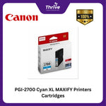 Load image into Gallery viewer, PGI-2700 Cyan XL MAXIFY Printers Cartridges