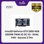 Load image into Gallery viewer, Inno3D GeForce GTX 1650 4GB GDDR6 TWIN X2 OC V3 - DUAL FAN - Garansi 3 Thn