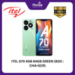 Load image into Gallery viewer, ITEL A70 4GB 64GB GREEN (BOX : CHA+SCR)