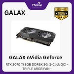 Load image into Gallery viewer, GALAX nVidia Geforce RTX 3070 Ti 8GB DDR6X SG (1-Click OC) - TRIPLE ARGB FAN -