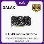 Load image into Gallery viewer, GALAX nVidia Geforce RTX 3060 Ti 8GB DDR6 (1-Click OC) - DUAL FAN - LHR