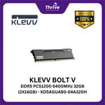 Load image into Gallery viewer, KLEVV BOLT V DDR5 PC51200 6400MHz 32GB (2X16GB) - KD5AGUA80-64A320H
