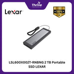 Load image into Gallery viewer, LSL600X002T-RNBNG 2 TB Portable SSD LEXAR