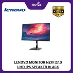 Load image into Gallery viewer, LENOVO MONITOR N27P 27.0 UHD IPS SPEAKER BLACK