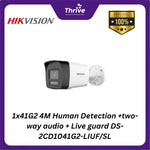 Load image into Gallery viewer, 1x41G2 4M Human Detection +two-way audio + Live guard DS-2CD1041G2-LIUF/SL