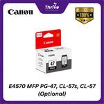 Load image into Gallery viewer, E4570 MFP PG-47, CL-57s, CL-57 (Optional)