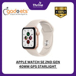 Load image into Gallery viewer, APPLE WATCH SE 2ND GEN 40MM GPS STARLIGHT ALUMINIUM CASE WITH STARLIGHT SPORT BAND S/M