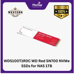 Load image into Gallery viewer, WDS100T1R0C WD Red SN700 NVMe SSDs for NAS 1TB