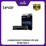 Load image into Gallery viewer, LNM620X001T-RNNNG 1TB SSD NVME GEN 3
