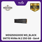 Load image into Gallery viewer, WDS250G3X0E WD_BLACK SN770 NVMe M.2 250 GB - Gen4