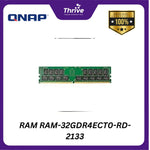 Load image into Gallery viewer, QNAP RAM RAM-32GDR4ECT0-RD-2133