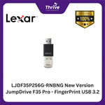 Load image into Gallery viewer, LJDF35P256G-RNBNG New Version JumpDrive F35 Pro - FingerPrint USB 3.2.
