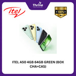Load image into Gallery viewer, ITEL A50 4GB 64GB GREEN (BOX CHA+CAS)