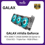 Load image into Gallery viewer, GALAX nVidia Geforce RTX 3090 Ti 24GB DDR6X EX Gamer (1-Click OC) - Triple Fan - RGB Effect -