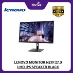 Load image into Gallery viewer, LENOVO MONITOR N27P 27.0 UHD IPS SPEAKER BLACK