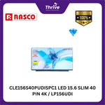 Load image into Gallery viewer, CLE156S40PUDISPC1 LED 15.6 SLIM 40 PIN 4K / LP156UDI SP-B1 LP156UD1 (SP) (C1)