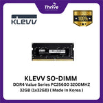 Load image into Gallery viewer, KLEVV SO-DIMM DDR4 Value Series PC25600 3200MHZ 32GB (1x32GB) ( Made In Korea )