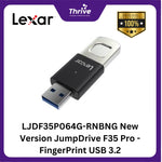 Load image into Gallery viewer, LJDF35P064G-RNBNG New Version JumpDrive F35 Pro - FingerPrint USB 3.2
