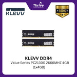 Load image into Gallery viewer, KLEVV DDR4 Value Series PC21300 2666MHZ 4GB (1x4GB)