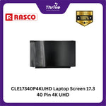 Load image into Gallery viewer, CLE17340P4KUHD Laptop Screen 17.3 40 Pin 4K UHD B173ZAN01.0 / LQ173D1JW31