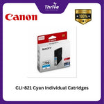 Load image into Gallery viewer, CLI-821 Cyan Individual Catridges