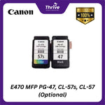Load image into Gallery viewer, E470 MFP PG-47, CL-57s, CL-57 (Optional)