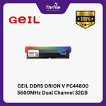 Load image into Gallery viewer, GEIL DDR5 ORION V PC44800 5600MHz Dual Channel 32GB (2x16GB) - GAVG532GB5600C38ADC (Intel XMP & AMD EXPO Ready) Support AMD & INTEL
