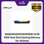 Load image into Gallery viewer, MD8GD4320016XRGBW XLR8 RGB Heat Sink Gaming Memory for desktop