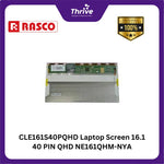 Load image into Gallery viewer, CLE161S40PQHD Laptop Screen 16.1 40 PIN QHD NE161QHM-NYA