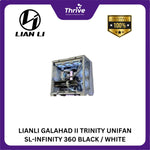 Load image into Gallery viewer, LIANLI GALAHAD II TRINITY UNIFAN SL-INFINITY 360 BLACK / WHITE