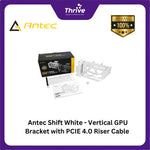 Load image into Gallery viewer, Antec Shift White - Vertical GPU Bracket with PCIE 4.0 Riser Cable - AT-ARCVB-W190-PCIE4-RTX40