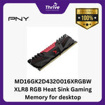 Load image into Gallery viewer, MD16GK2D4320016XRGBW XLR8 RGB Heat Sink Gaming Memory for desktop