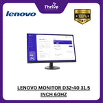 Load image into Gallery viewer, LENOVO MONITOR D32-40 31.5 INCH 60HZ