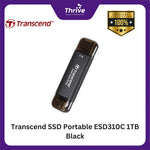 Load image into Gallery viewer, Transcend SSD Portable ESD310C 1TB Black