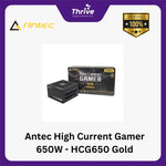 Load image into Gallery viewer, Antec High Current Gamer 650W - HCG650 Gold - 80+ Gold Certified - Fully Modular - 10 Years Warranty
