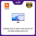 Load image into Gallery viewer, XIAOMI A27I 27 INCH FHD 16:9 FLAT IPS 99% SRGB 100HZ 3Y
