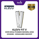 Load image into Gallery viewer, KLEVV FIT V DDR5 White PC44800 5600Mhz 32GB (2X16GB) - KD5AGU880-56K300F