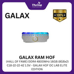 Load image into Gallery viewer, GALAX RAM HOF (HALL OF FAME) DDR4 4800MHz 16GB (8GBx2) C18-22-22-42 1.5V - GALAX HOF OC LAB ELITE EDITION