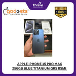 Load image into Gallery viewer, APPLE IPHONE 15 PRO MAX 256GB BLUE TITANIUM GRS RSMI INDONESIA DIGIMAP