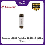 Load image into Gallery viewer, Transcend SSD Portable ESD310S 1TB Silver