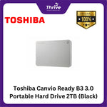 Load image into Gallery viewer, Toshiba Canvio Ready B3 3.0 Portable Hard Drive 2TB (Black)