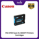 Load image into Gallery viewer, PGI-2700 Cyan XL MAXIFY Printers Cartridges