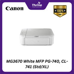 Load image into Gallery viewer, MG3670 White MFP PG-740, CL-741 (Std/XL)