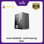 Load image into Gallery viewer, Antec NX200M - mATX Gaming Case - Left Side Glass Door - FREE 1 PCS 12CM FAN