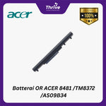 Load image into Gallery viewer, Baterai OR ACER 8481 /TM8372 /AS09B34