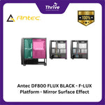 Load image into Gallery viewer, Antec DF800 FLUX BLACK - F-LUX Platform - Mirror Surface Effect - 4mm Tempered Glass Side Panel - FREE 3 PCS 12CM ARGB FANS + 2 PCS 12CM FAN