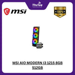 Load image into Gallery viewer, MSI AIO MODERN I3 1215 8GB 512GB W11+OHS 23.8FHD IPS WHT -AM242.1411