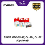 Load image into Gallery viewer, E3470 MFP PG-47, CL-57s, CL-57 (Optional)