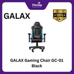 Load image into Gallery viewer, GALAX Gaming Chair GC-01 Black - RGB Effect - Lumbar Pillow - Ergonomic Support System